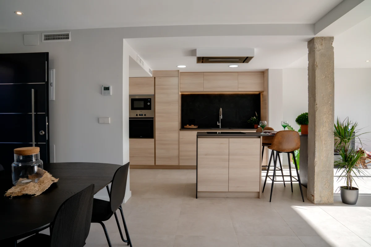 Raduarq salón cocina abierta